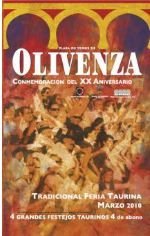 cartel toros Olivenza 2010
