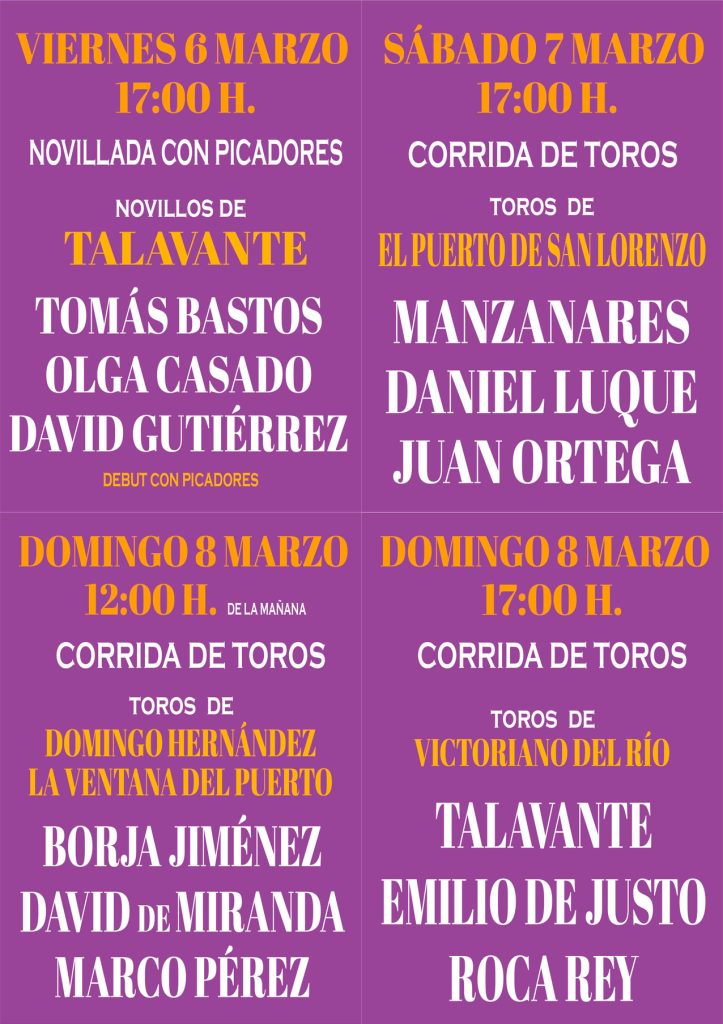 Carteles Olivenza 2026
